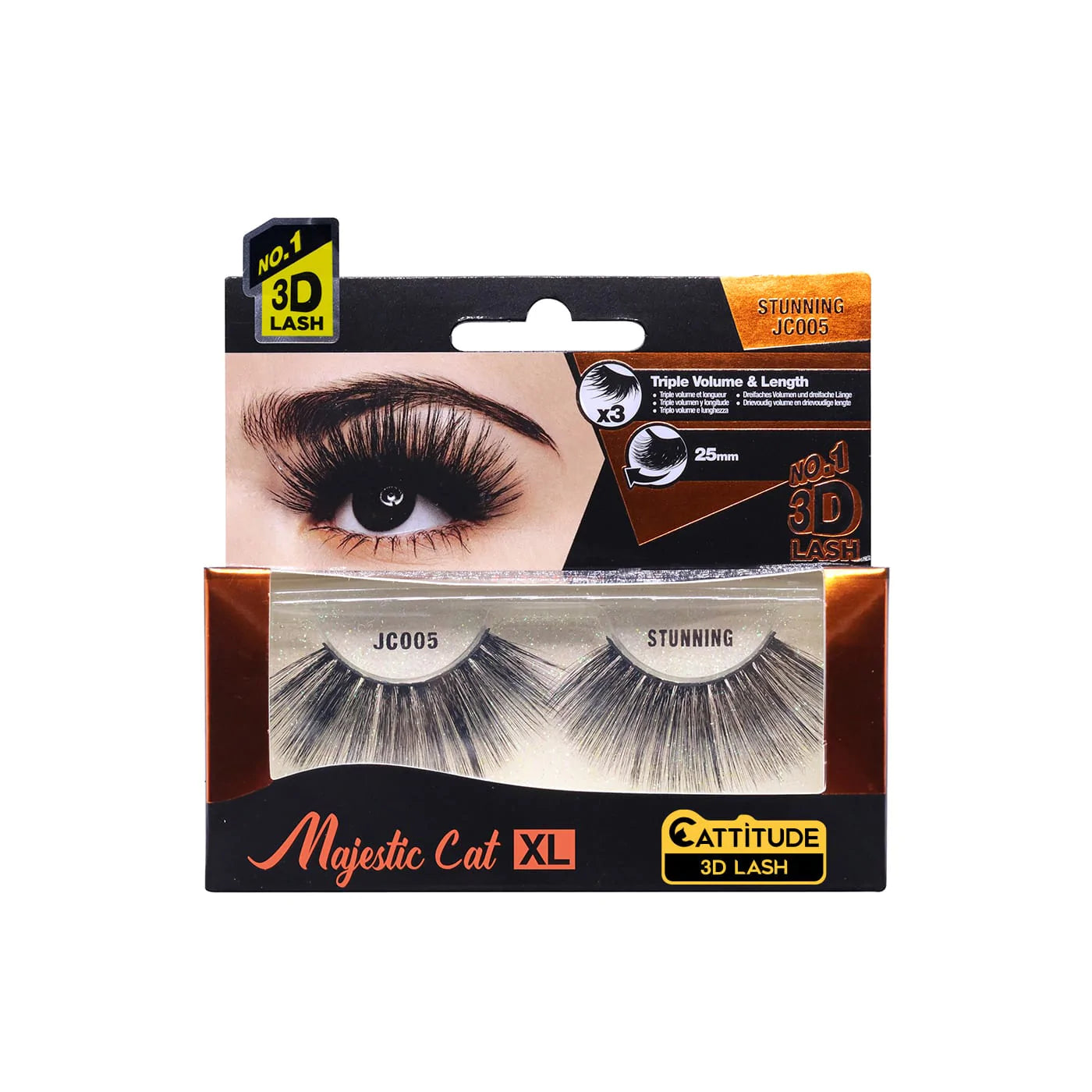EBIN Majestic Cat XL 3d Lashes