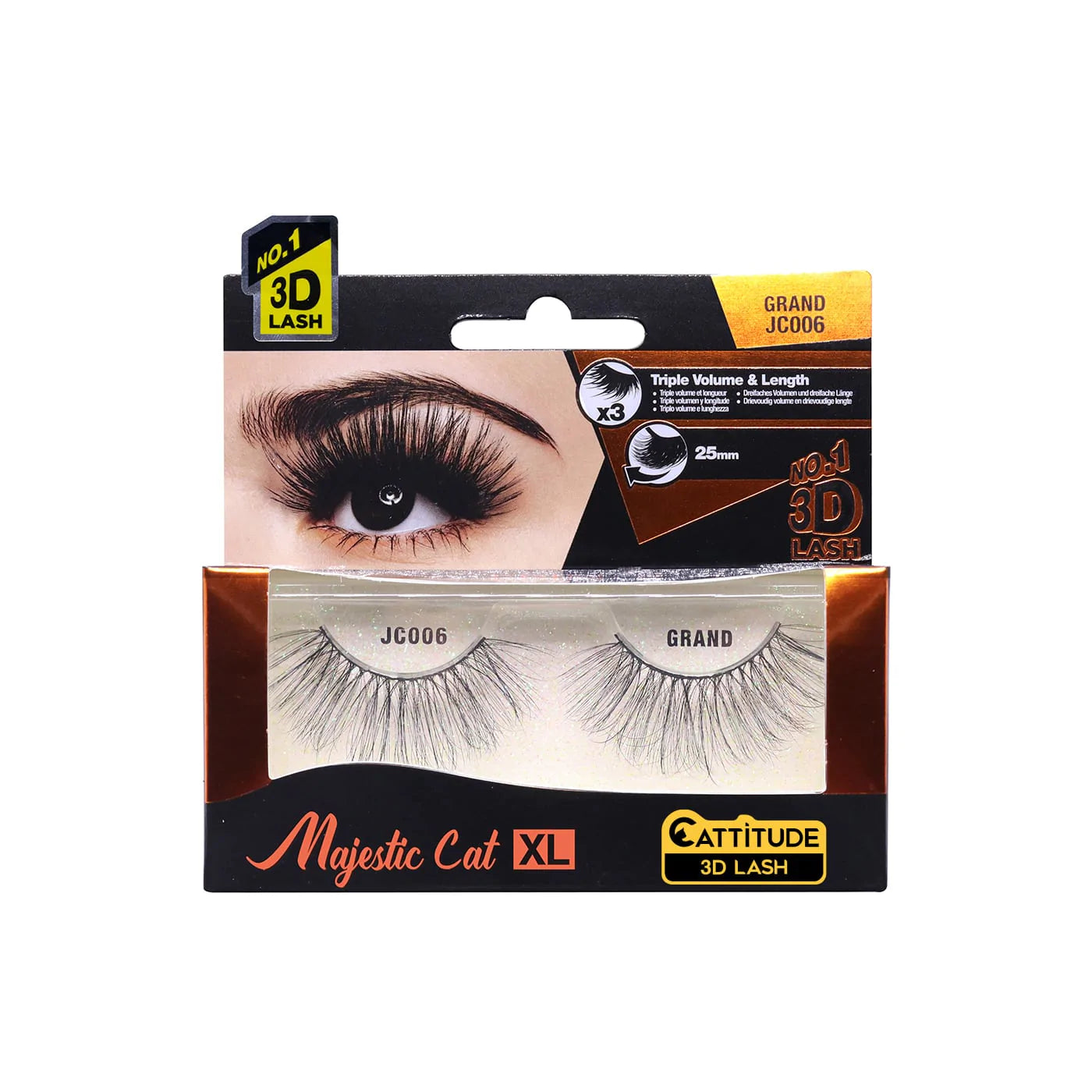 EBIN Majestic Cat XL 3d Lashes