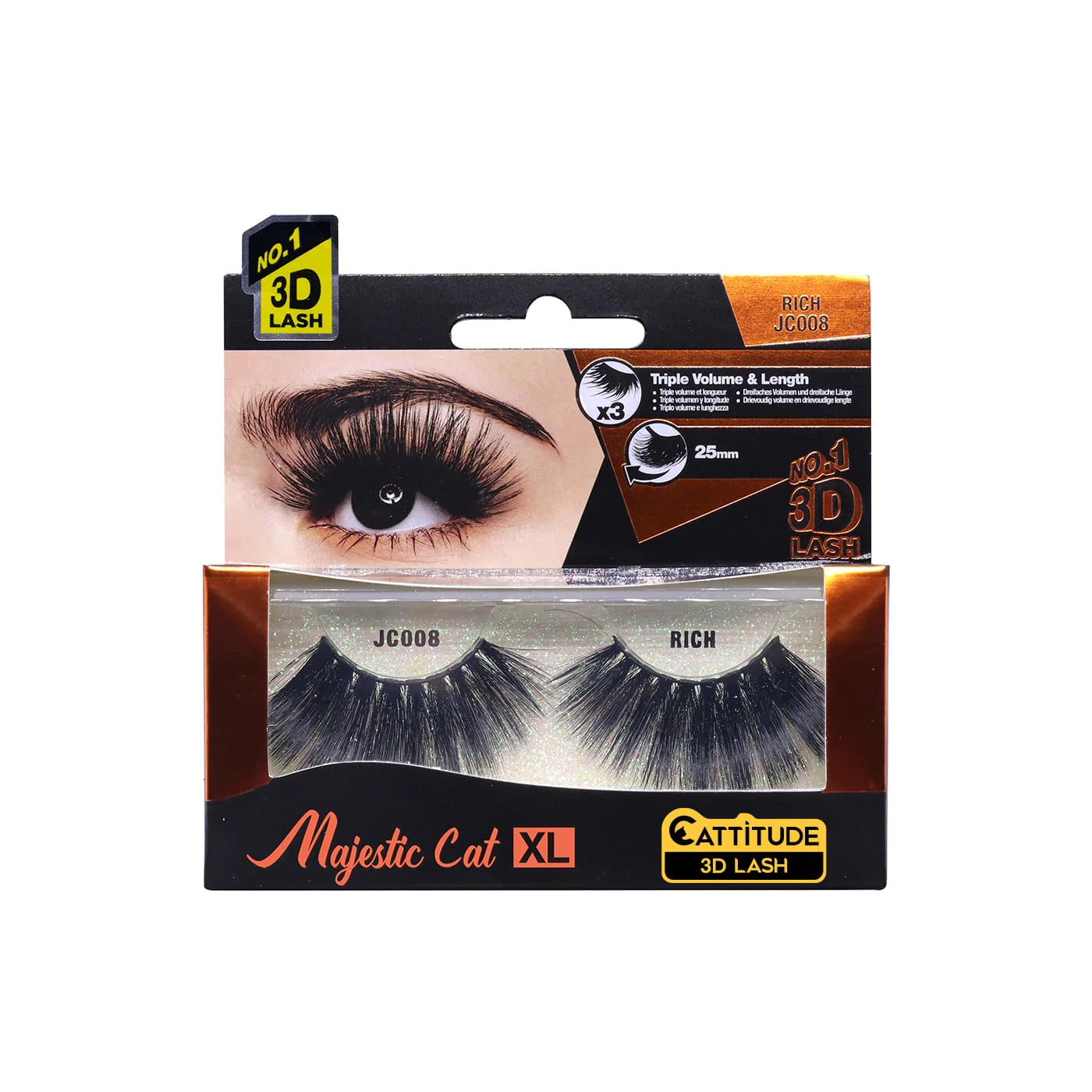 EBIN Majestic Cat XL 3d Lashes