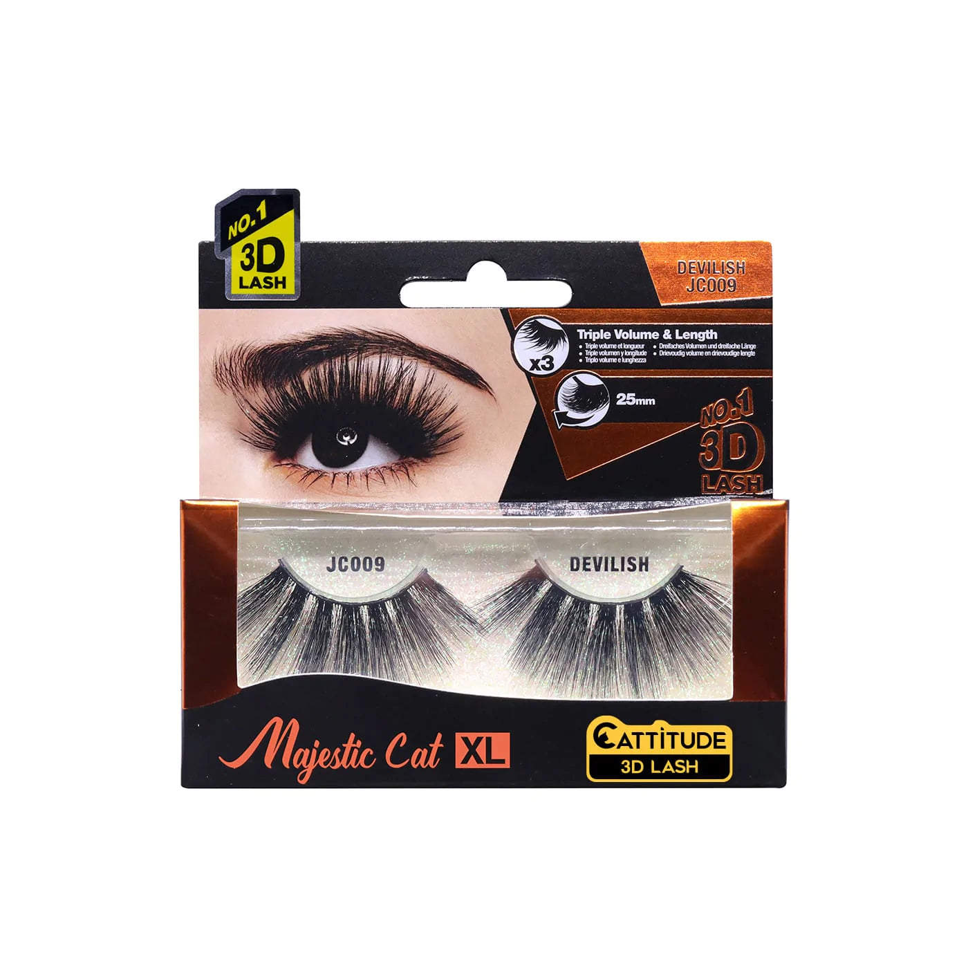 EBIN Majestic Cat XL 3d Lashes