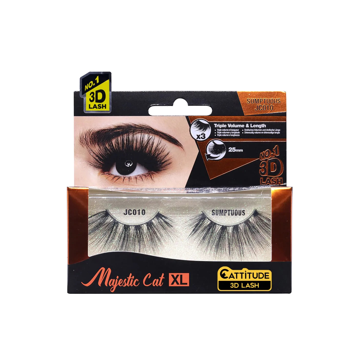 EBIN Majestic Cat XL 3d Lashes