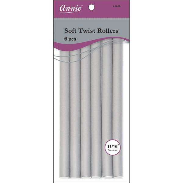 Annie Soft Twist Rollers 10in