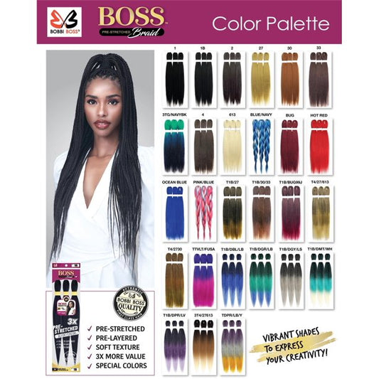 Bobbi Boss Pre-Stretch Braid 54 3X