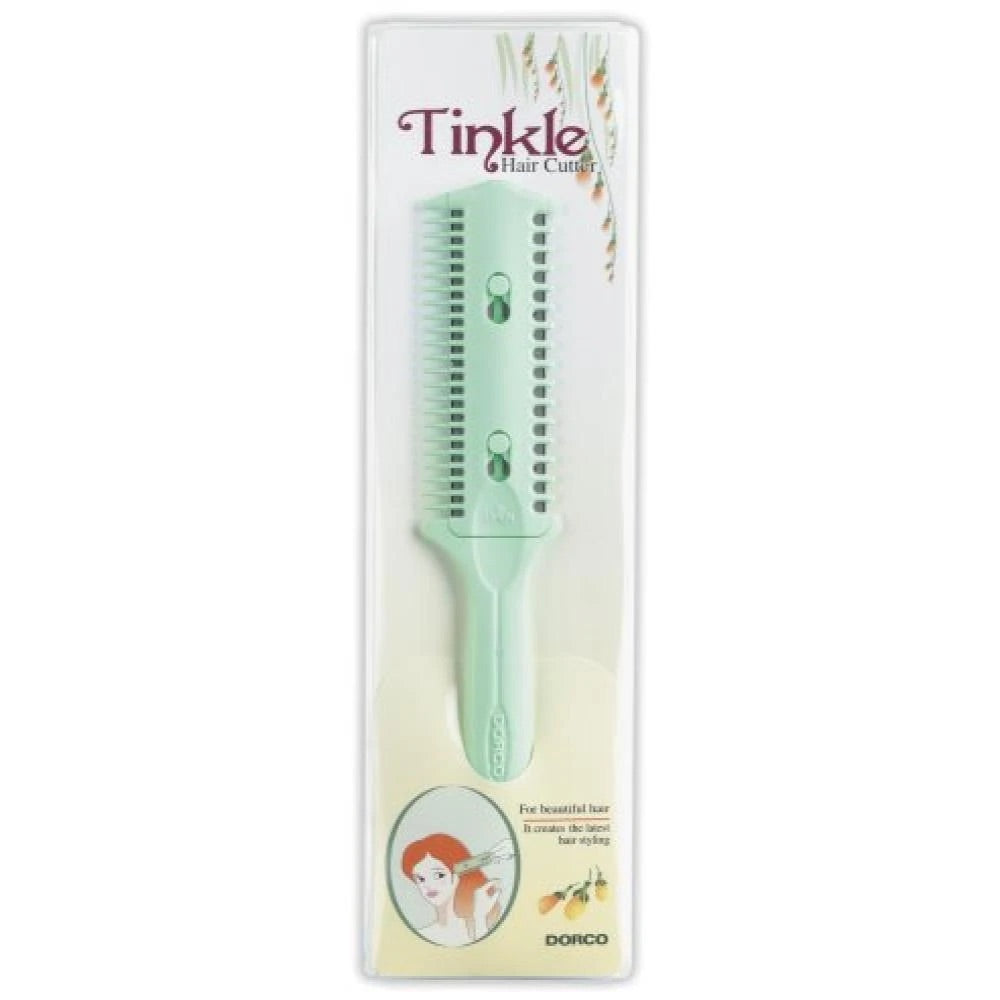 Hair thinning razor comb