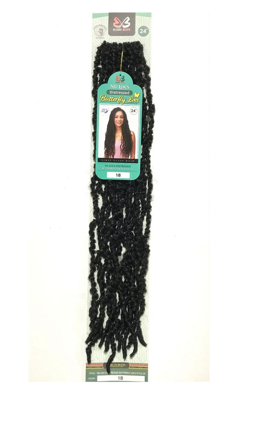 Bobbi Boss 24” distressed butterfly locs