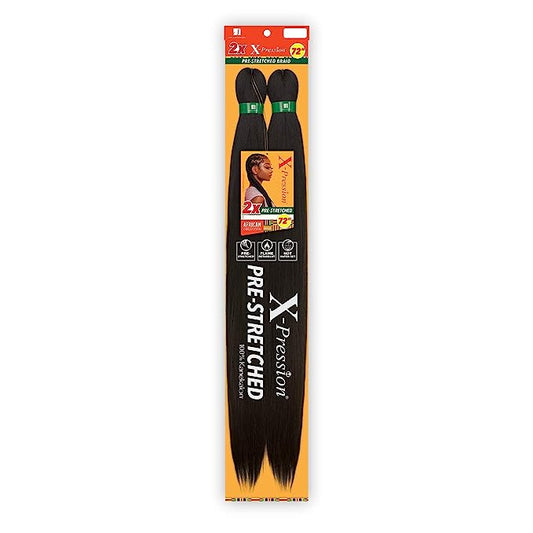 Sensationnal Sensationnel Crochet Braids African Collection 2X X-Pression Pre-Stretched Braid 72 inches