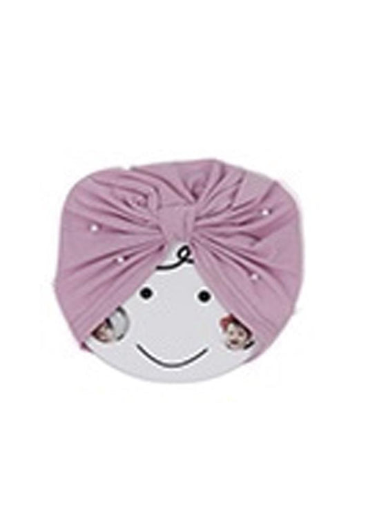 Fashion Baby Size Pearl Studded Head Turban