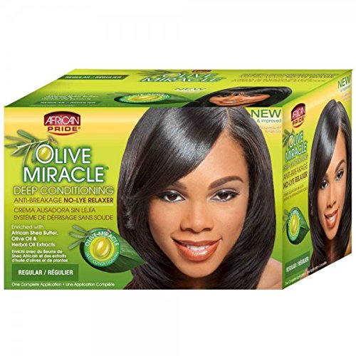 African Pride Olive Miracle Relaxer Kit