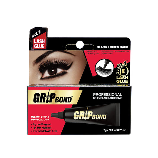 EBIN Grip Bond Latex Lash Adhesive In Tube-Black