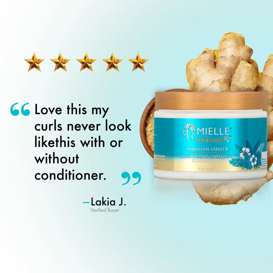 Mielle Moisture RX Hawaiian Ginger Moisturizing Overnight Conditioner