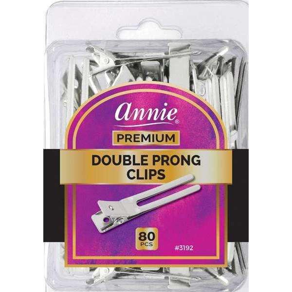 Annie Double Prong Clips 80ct