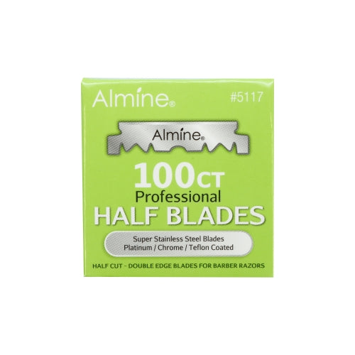 Almine 100ct Stainless Half Blades