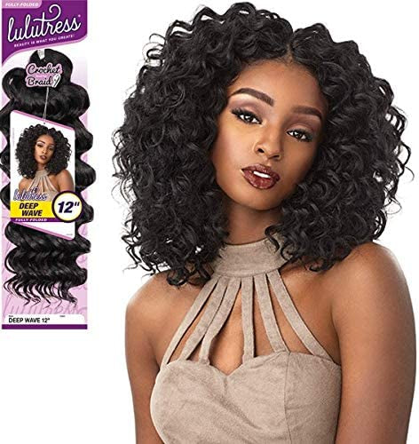 Sensationnel Lulutress Deep Wave 12” Synthetic Crochet Braid