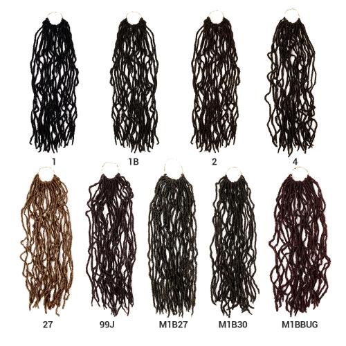 Authentic Crochet Distressed Locs 22”