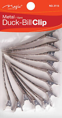 Metal Duck Bill Clips 12pc